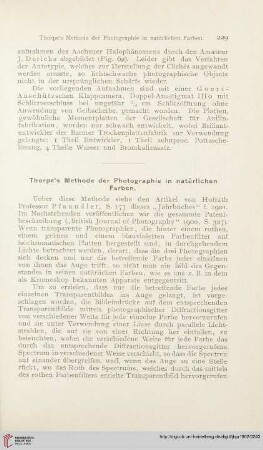 16: Thorpe's Methode der Photographie in natürlichen Farben