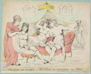 Une Soirée aux Tuileries ... on attend ces messieurs, par Pêka