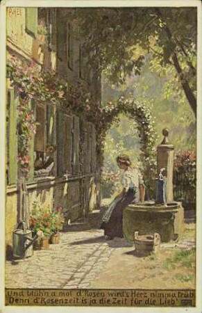 Und blüh'n a mal d' Rosen [...]