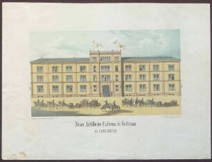 Neue Artillerie Caserne in Gottesau bei Carlsruhe