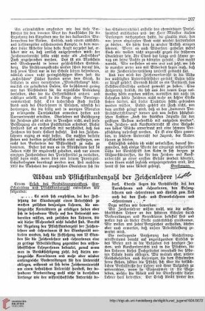 N.F. 4.1924 S.207-209: Abbau und Pflichtstundenzahl der Zeichenlehrer