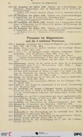 Preussen im Allgemeinen (Nr. 3300-3483)