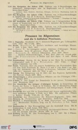 Preussen im Allgemeinen (Nr. 3300-3483)