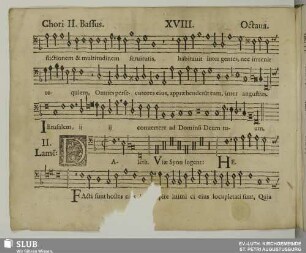 XVIII. II. Lamentatio: Daleth viae Sion lugent