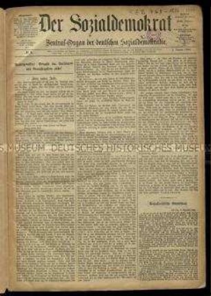 Zeitung: Sozialdemokrat. 1886 - 1890