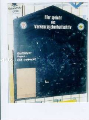 Informationstafel: Verkehrssicherheitsaktiv