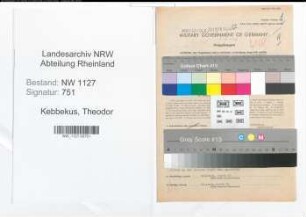 Entnazifizierung Theodor Kebbekus , geb. 06.02.1891 (Amtsinspektor)