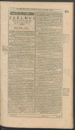 Psalmus Centesimus Quadragesimus Primus - Psalmus Centesimus Quinquagesimus.