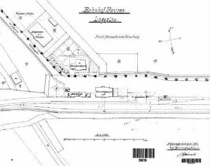 Beuron: Verwaltungsgebäude mit Güterschuppen Lageplan