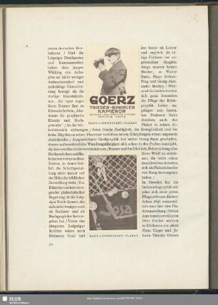 zwei Werbeplakate