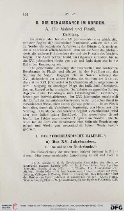 II. Die Renaissance im Norden