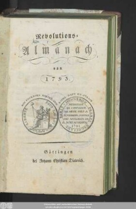 1793: Revolutions-Almanach