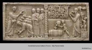 Gott segnet Noah und seine Familie und Noah als Weinbauer - SA08