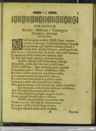 Prooemium metricum Ad Lectorem