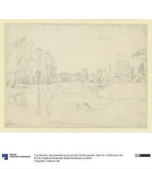 Neuhardenberg. Ansicht des Schlossparkes