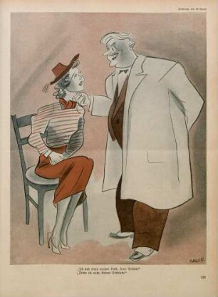 "Ich hab einen rauhen Hals, Herr Doktor!"