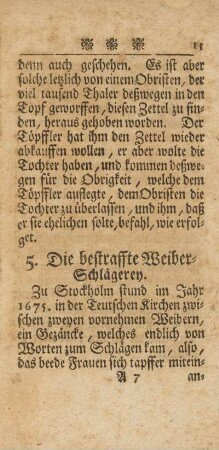 5. Die bestraffte Weiber-Schlägerey