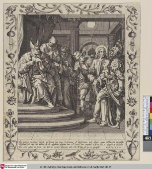 [Christud und Kajafas; Christ before Caiaphas]