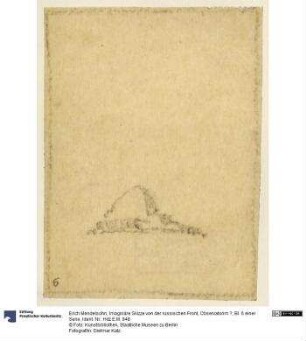 Imaginäre Skizze von der russischen Front, Observatorim ?, Bl. 6 einer Serie