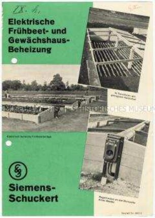 Elektrische Frühbeet- und Gewächshausbeheizung