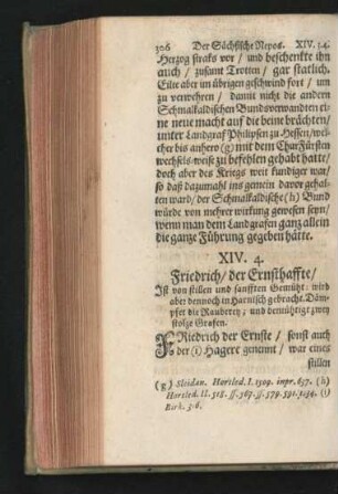 4. Friedrich/ der Ernsthaffte.