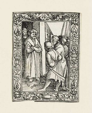 Christus vor Pilatus, Blatt 17 der Folge "Passion Christi"