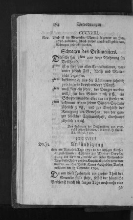 CCCXVIII. Schragen des Drillmeisters.