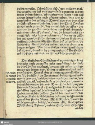 Wie dieser kriegk anzstellen were