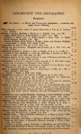 Antiquarischer Katalog von Ferdinand Steinkopf in Stuttgart. 255. 1880