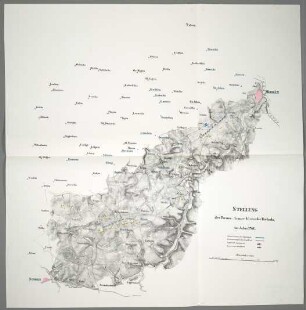 Stellung der Preuss. Armee hinter der Triebsche, im Jahr 1761