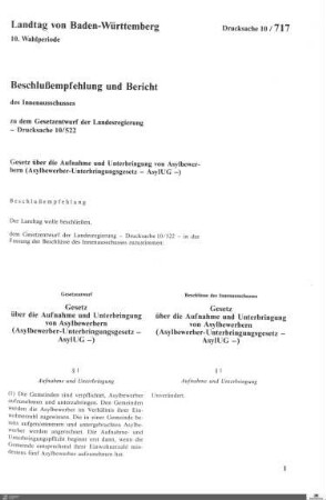Asylbewerber-Unterbringungsgesetz