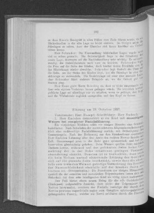 Sitzung am 19. October 1897.