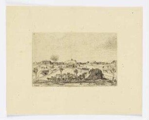 Schießerei auf Bastionen, Blatt 8 der Folge "Künstlerische Erinnerungen an die Belagerung von Paris"