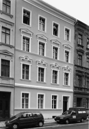 Görlitz-Altstadt, Krölstraße 2. Wohnhaus (1875/1885). Straßenansicht