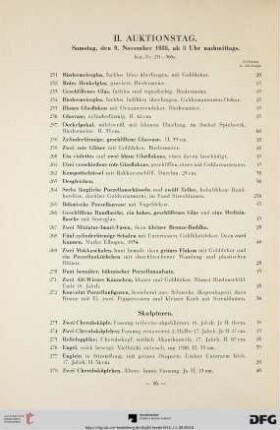 II. Auktionstag (Nr. 251-500a)