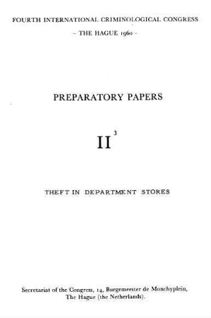 Theft in department stores
