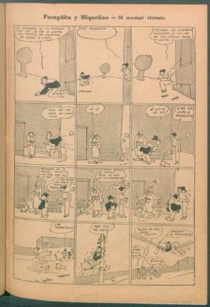 Paragüita y Miquelino. - [Cómic] : El maniquí viviente