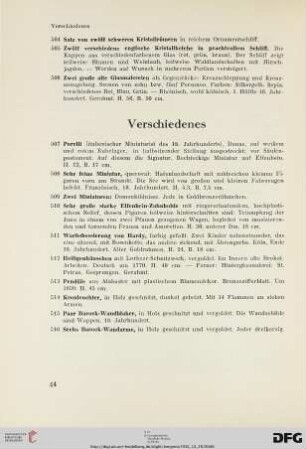 Verschiedenes (Nr. 507-516)