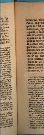 Notes sur l'Arrêt du Grand-Conseil du Roi, du 31 Janvier 1756