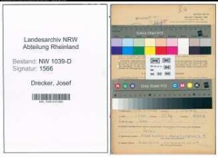 Entnazifizierung Josef Drecker , geb. 19.09.1915 (Tierarzt)