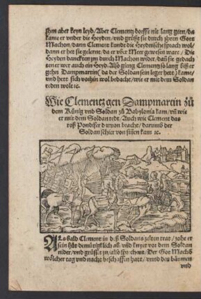 Wie Clementz gen Dampmartin zu dem Künig und Soldan zu Babylonia kam/ ...