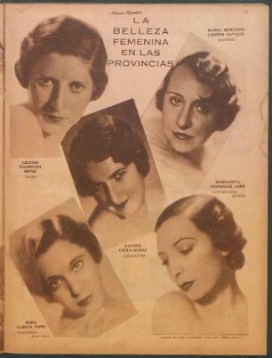 La belleza femenina en las provincias [Fotografías]