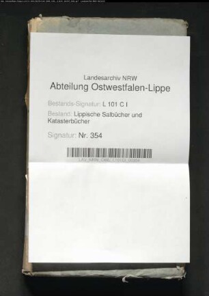Salbuch des Amtes Brake von 1668, 2. Fassung