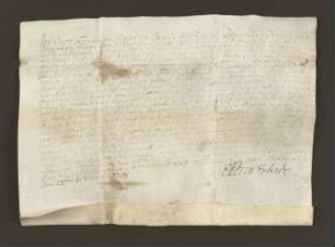 1708 Jan. 23. Lehnsbrief von Exterde - Kleinsorgen.