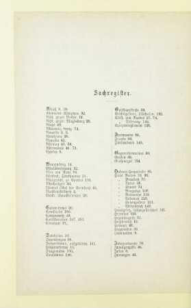 Sachregister