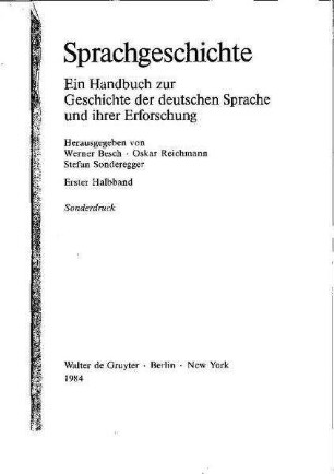 Die großen historischen Grammatiken des Deutschen