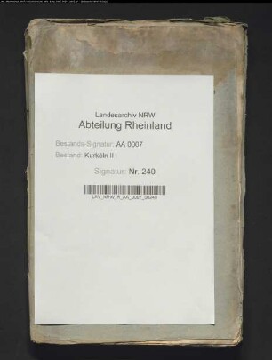 Nachlassverzeichnis