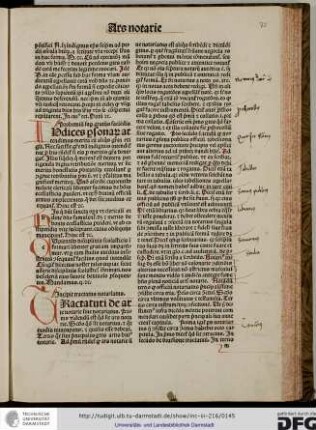 Incipit tractatus notariatus.