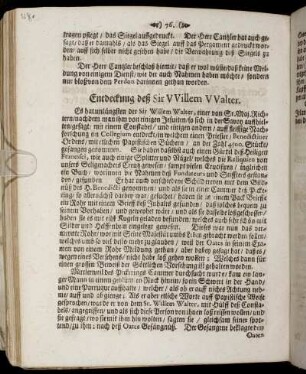Entdeckung deß Sir Willem Walter.
