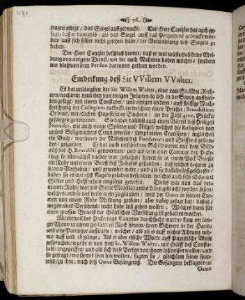 Entdeckung deß Sir Willem Walter.